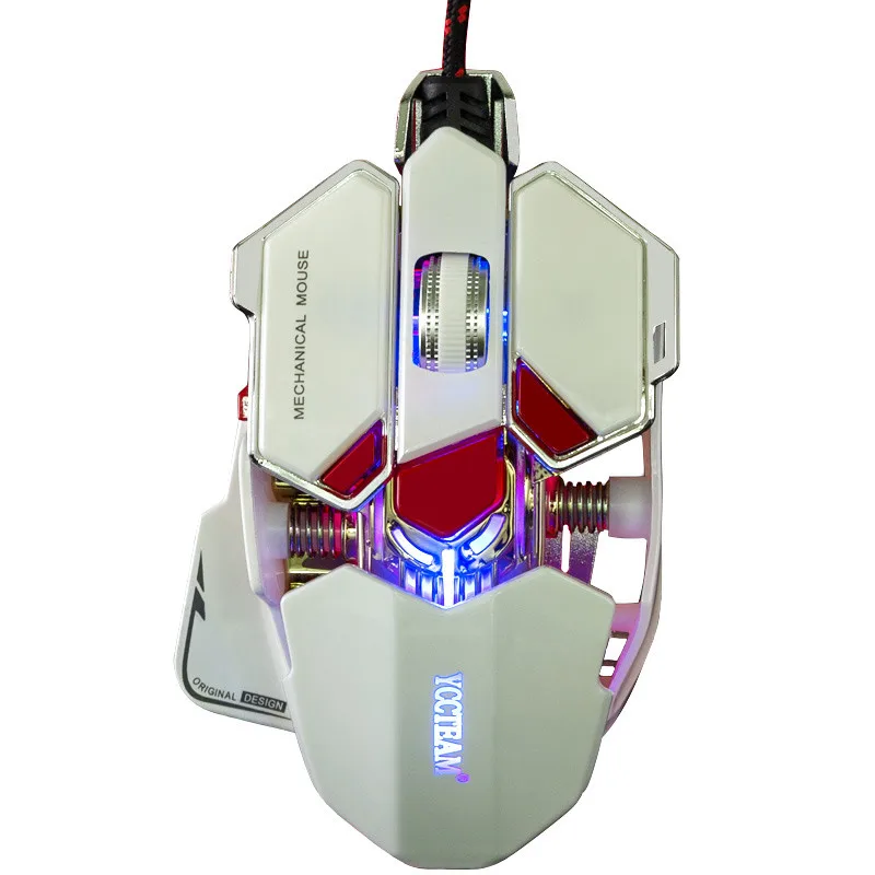 LUOM G10, 4000 dpi, Регулируемая игровая мышь, USB, оптическая, Pro Gamer, Проводная игровая мышь для компьютера, ПК, ноутбука, геймера