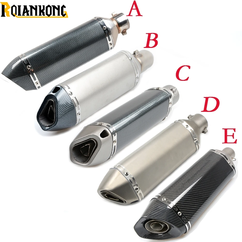 

Motorcycle Inlet 51mm exhaust muffler pipe with 61/36mm connector For Benelli BN600 BN302 TNT300 TNT600 BN TNT300 302 600 GT