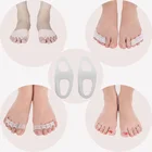 От 2 до 5 лет, отверстия 2 шт.компл. силиконовый защитный разделитель для пальцев ноги корректор для большого пальца стопы можно Thumb Valgus Protector предотвращения ногтей инструменты для ухода за ногами