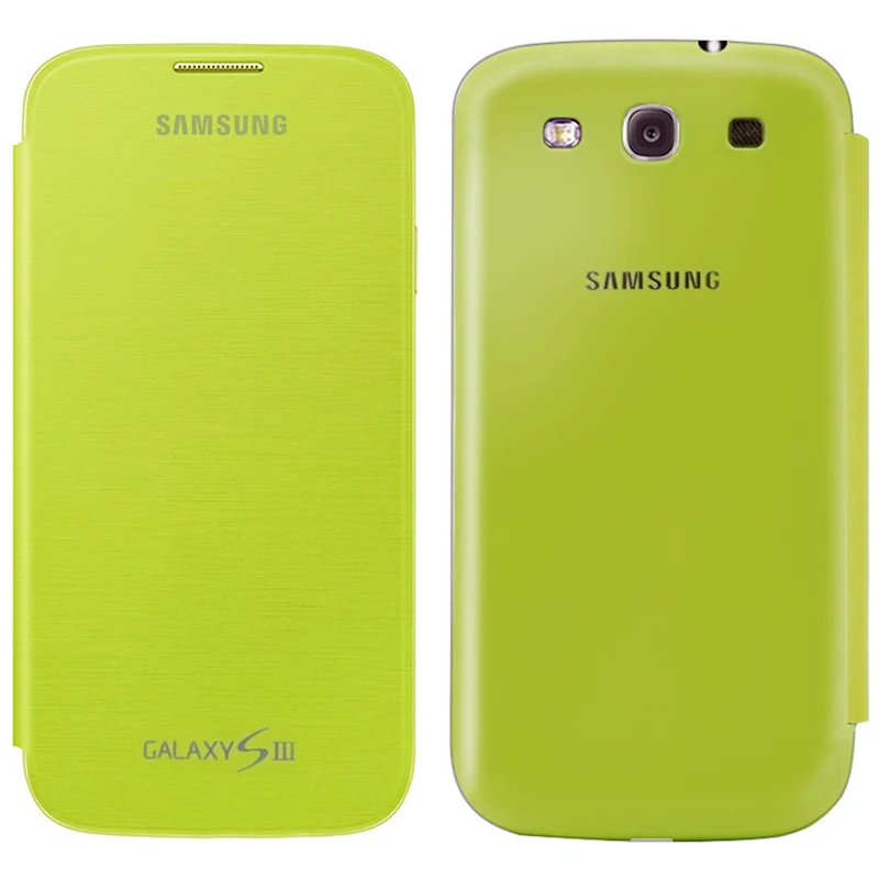 Чехол книжка для Samsung S3 100% оригинальный Galaxy SIII S 3 i9300 Противоударная камера с