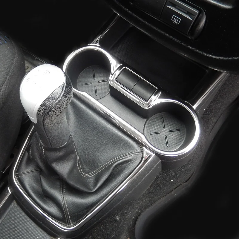 Хромированные накладки на центральный тоннель подстаканники обрамление коробки