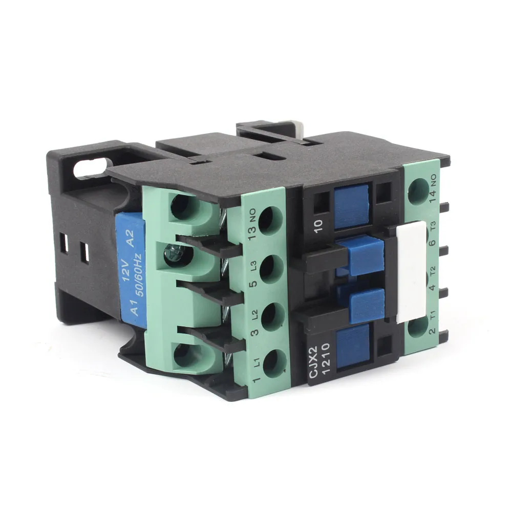 CJX2-1210 1810 0910 2510 LC1 контактор переменного тока 110V ac 12A 50 Гц/60 Гц оригинальная lc1-D1210 12V 24V 36V 48V 110V 220V 380V