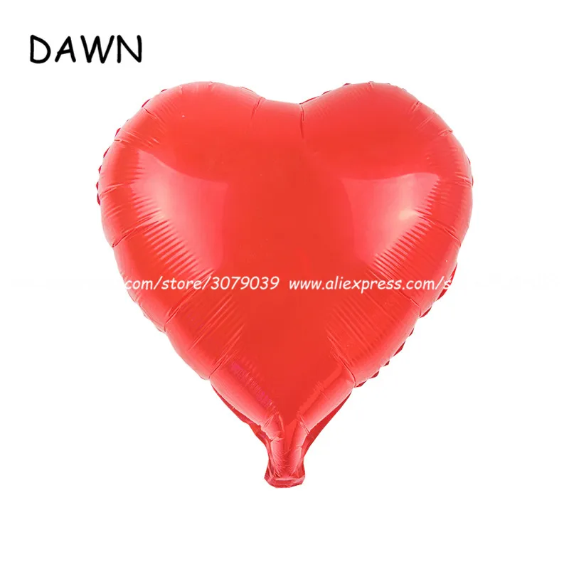 

25pcs/lot 18inch i love you Solid Color foil balloons for party wedding decoration birthday party balloon