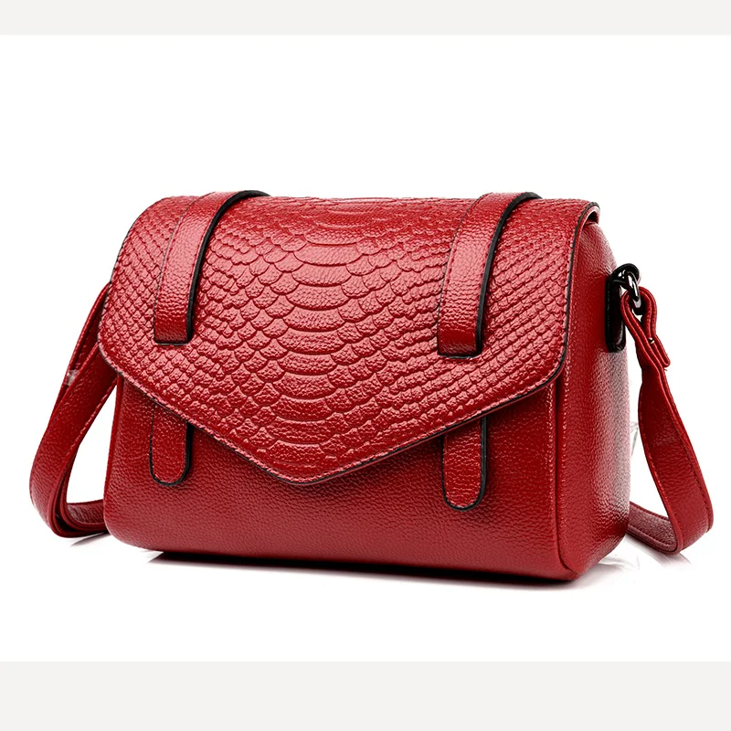 Alligator Women Handbag Fashion Female Messenger Bags Versatile Crossbody With Slit Pocket Single Strap Shoulder | Багаж и сумки