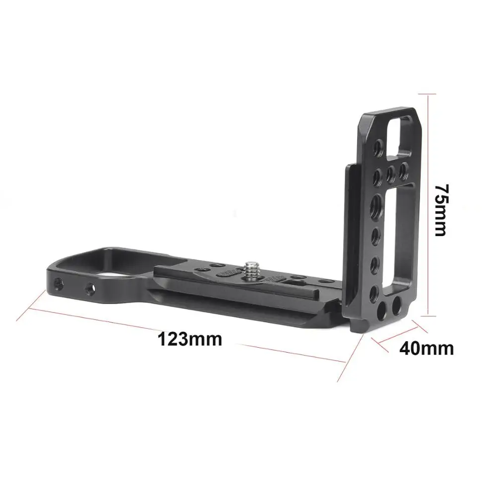 EachRig L кронштейн видеокамера клетка для sony a6400 a6300 a6000 Arca тип совместимая плата