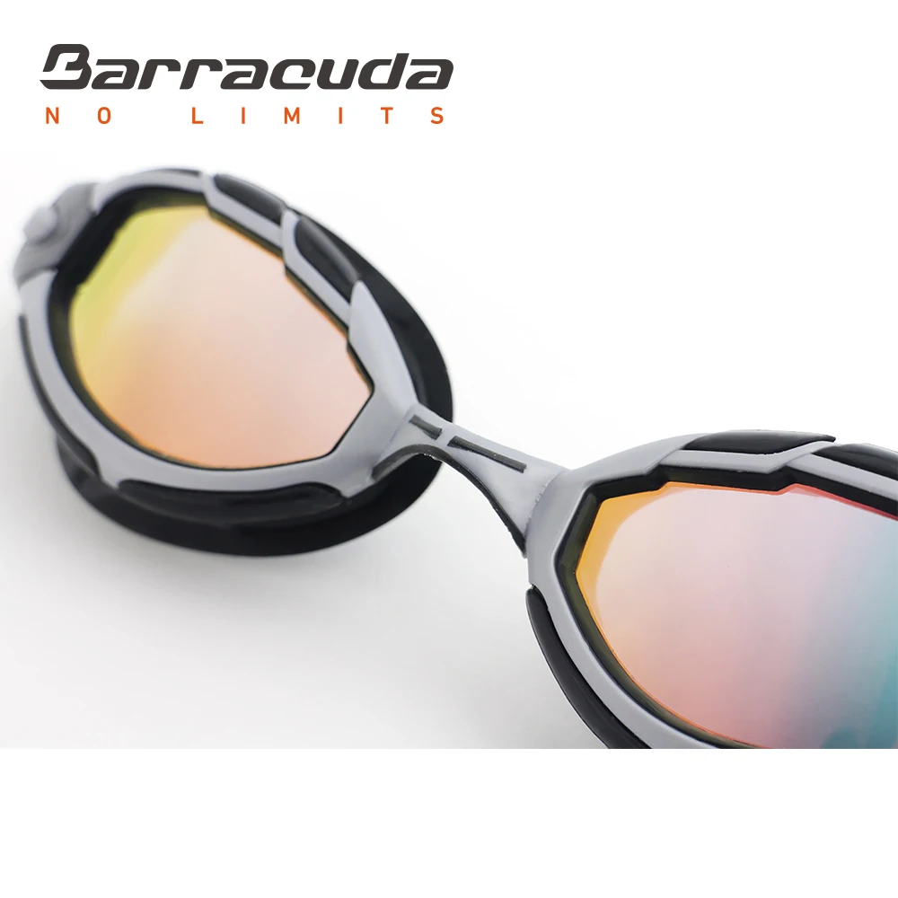 Профессиональные очки для плавания Barracuda зеркальные линзы незапотевающие