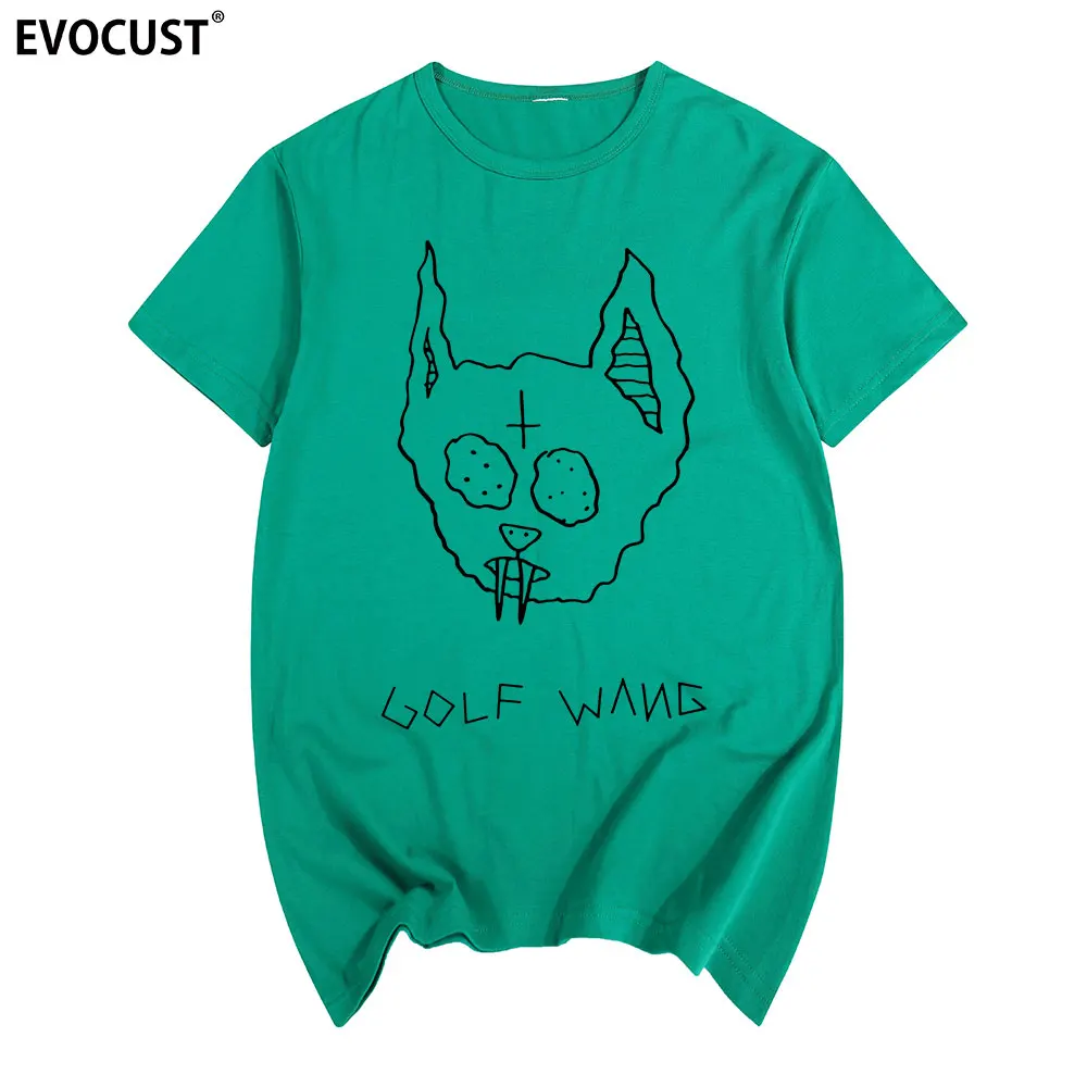 grass green Golfed Ван Тайлер создатель Франк океан OFWGKTA летняя футболка с принтом Хлопковая мужская футболка новая wo Мужская футболка - Цвет: grass green