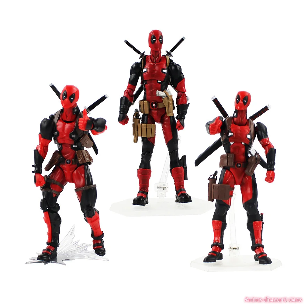 14 18 см 3 stili Deadpool X man Giocattoli Фигура Супер Герой мертвые Modello Бассейн ПВХ Фигурку
