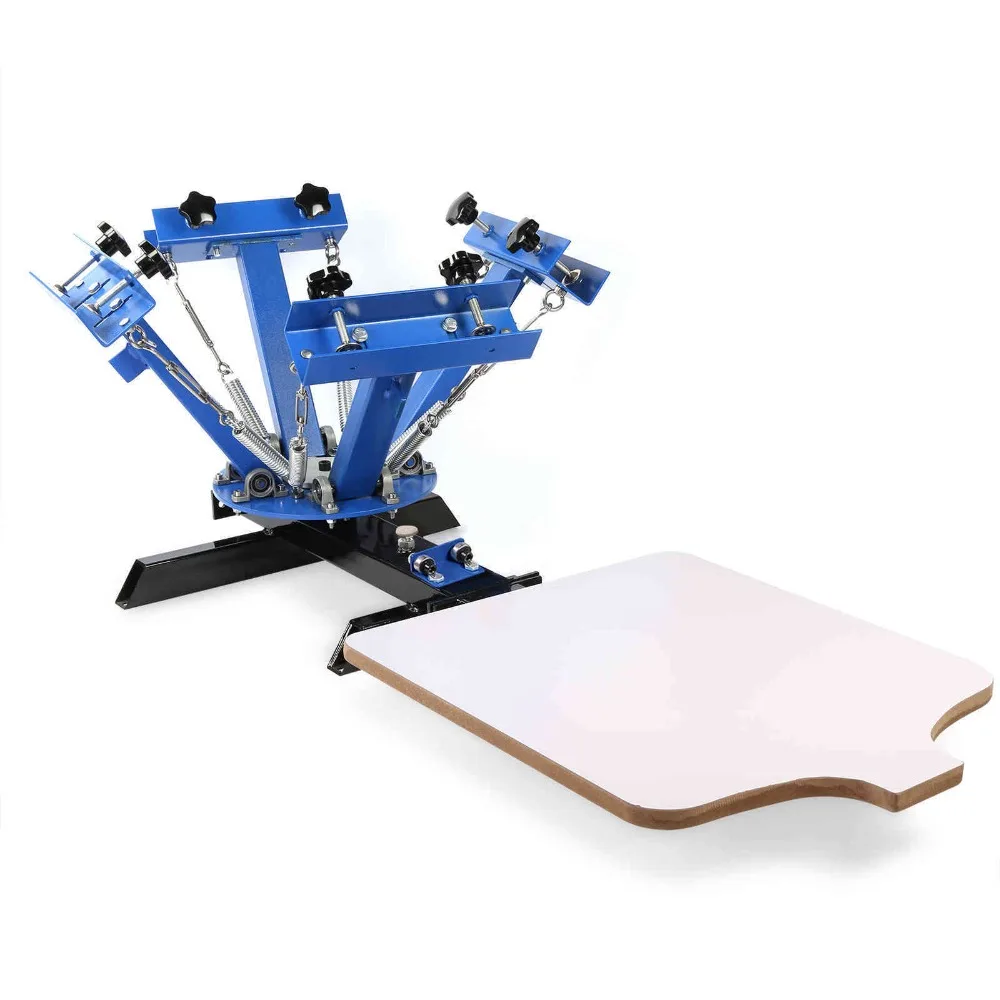 

Silk Screen Printing Machine 4 Color 1 Station Manual Screen Printing Machine