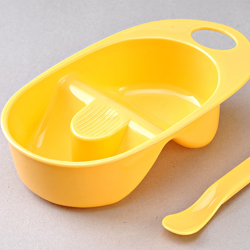 Practical Anti-hot Baby Training Bowl Spoon Feeding Food Tableware Cartoon Kids Dishes Eating Dinnerware Sets kd3036 | Мать и ребенок