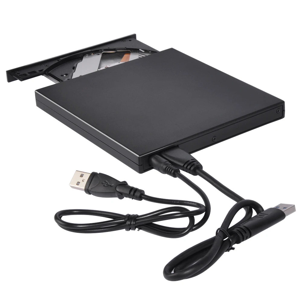 Deepfox USB 3 0 высокоскоростной Внешний привод DVD-R CD горелка оптический CD-RW DVD ROM для