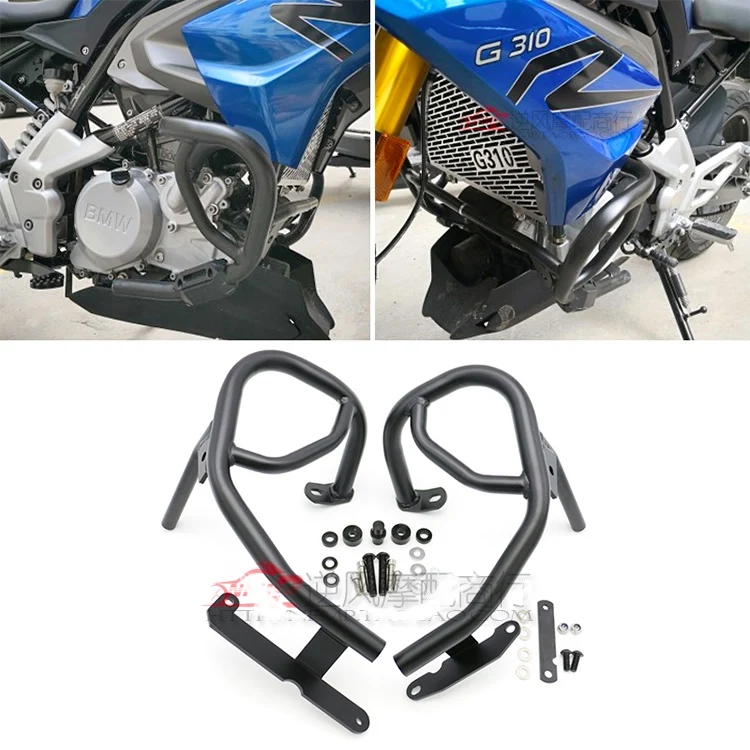 Передняя защита двигателя для BMW G310R G310GS Черная|Вал двигателя| |