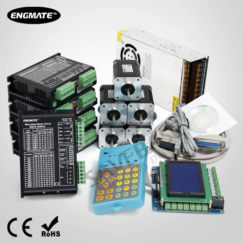 Про. ENGMATE 5 осей ЧПУ Комплект Nema17 97oz in Шаговый Мотор 1.0a 4.2a Драйвер|Шаговый