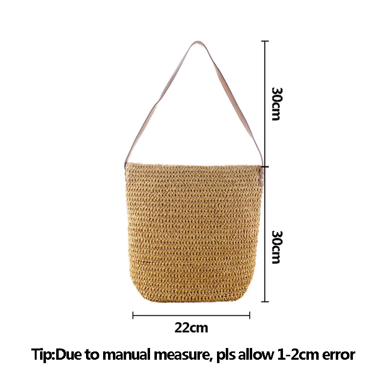 Женская летняя соломенная сумка популярная женская Повседневная пляжная через