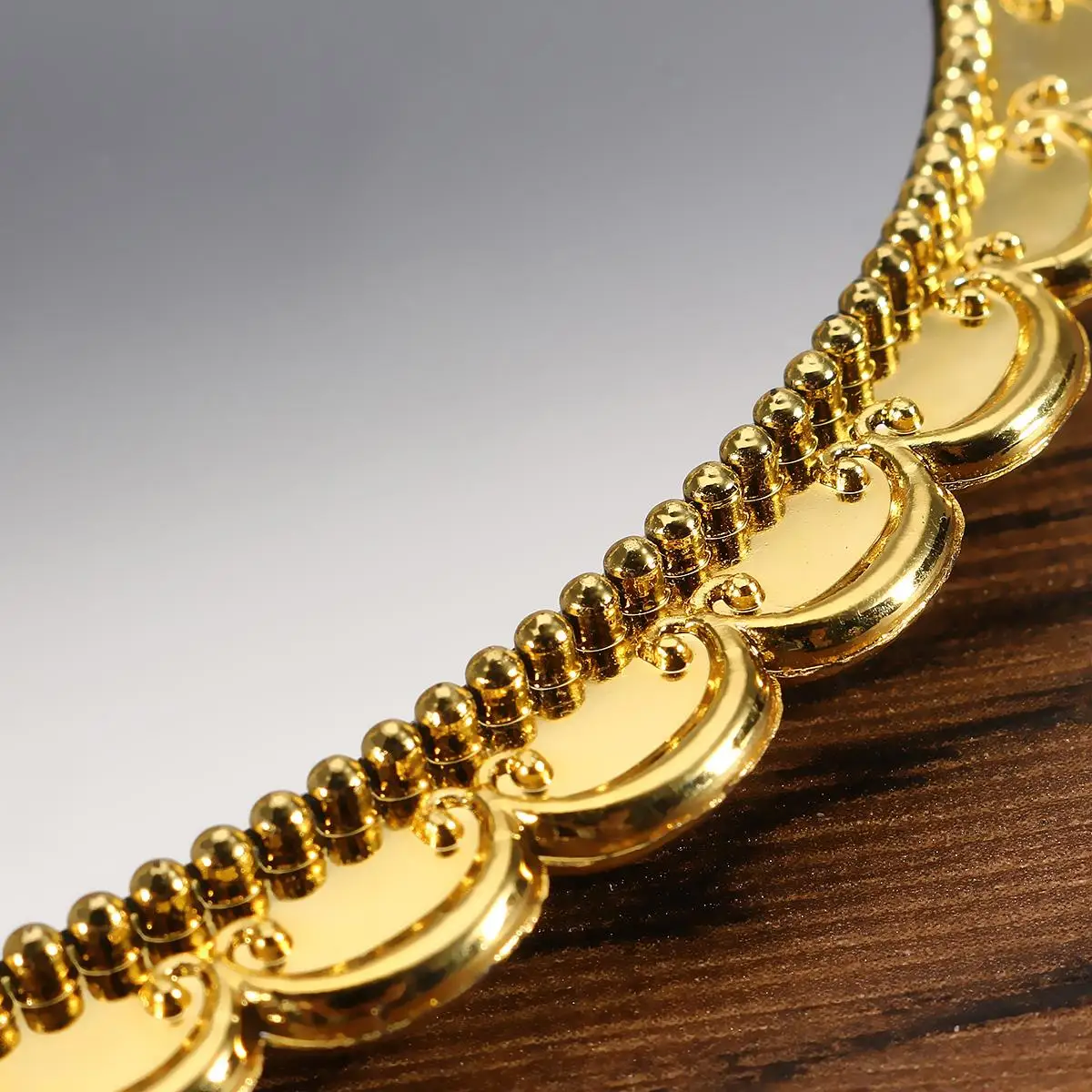 Портативное винтажное косметическое зеркало для макияжа овальное круглое