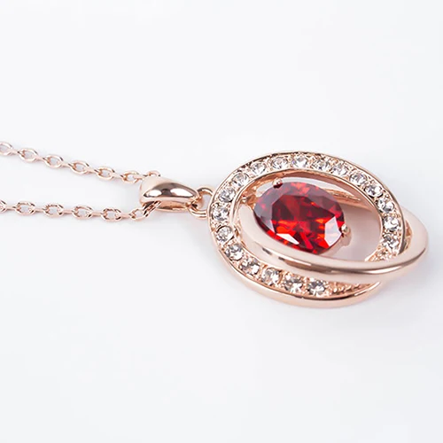 Women Fashion Oval Rhinestone Pendant Chain Necklace Hook Earrings Jewelry Set | Украшения и аксессуары