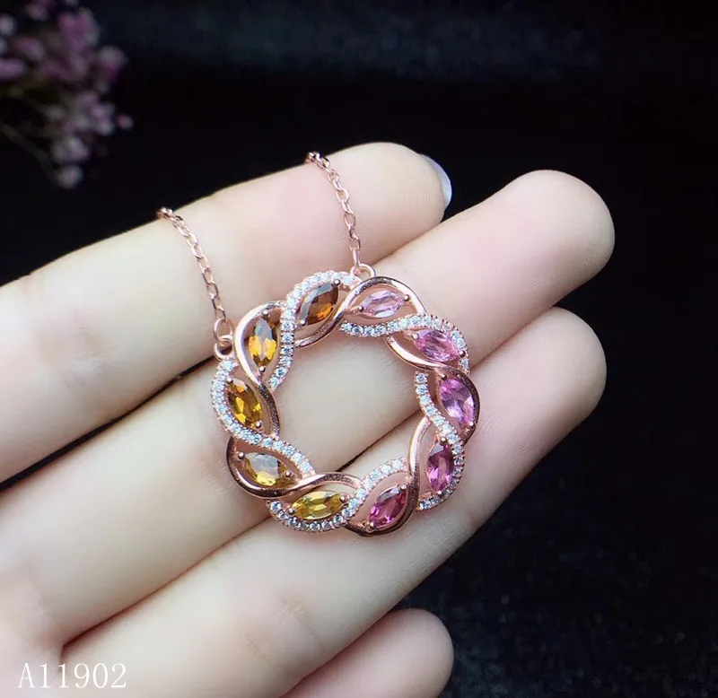 KJJEAXCMY boutique jewels 925 Стерлинговое Серебро инкрустированный натуральный драгоценный камень Турмалин Женское Ожерелье Подвеска поддержка обнар...
KJJEAXCMY boutique jewels 925 Стерлинговое Серебро инкрустированный натуральный драгоценный камень Турмалин Женское Ожерелье Подвеска поддержка обнар...