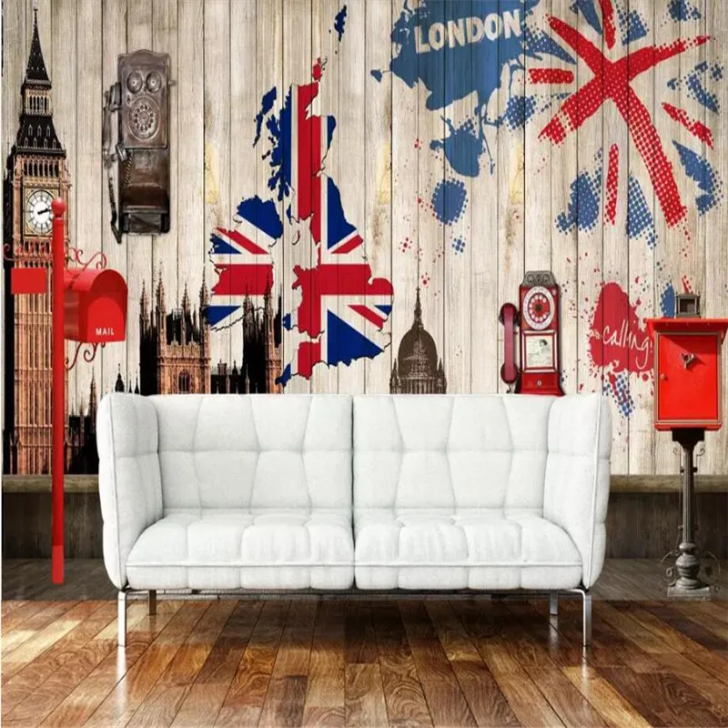 Фотообои с флагом замком британским ветром фоном для телевизора