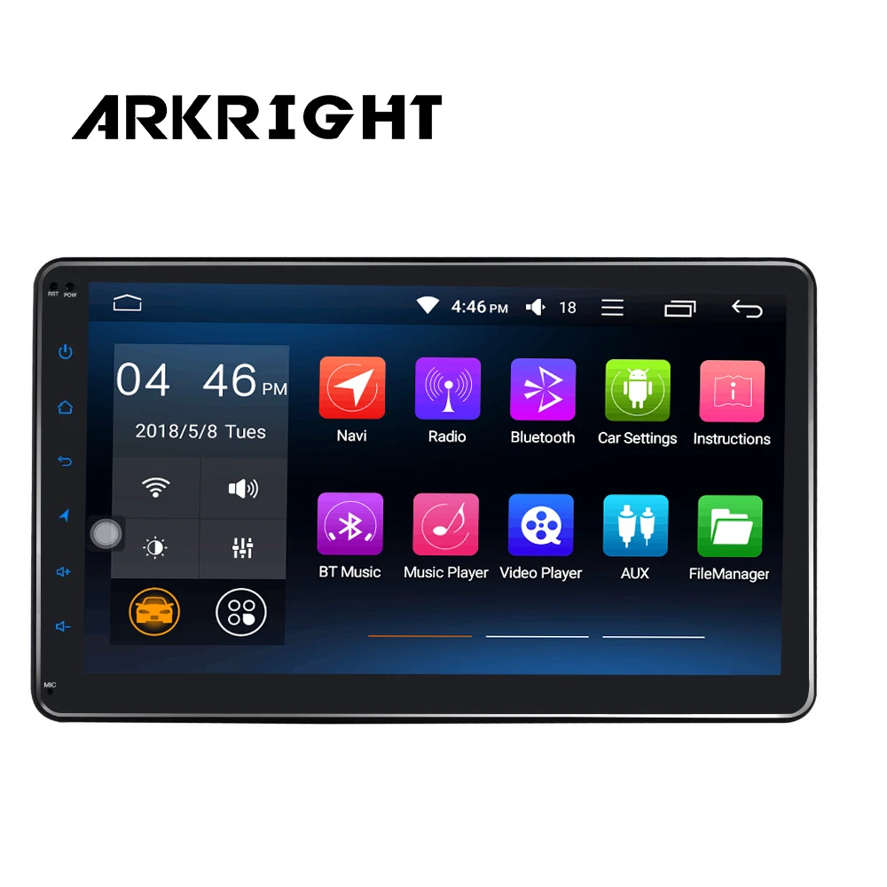 8 1 '✝in 4 + 32 ГБ Автомобильный мультимедийный плеер Android 10 универсальный