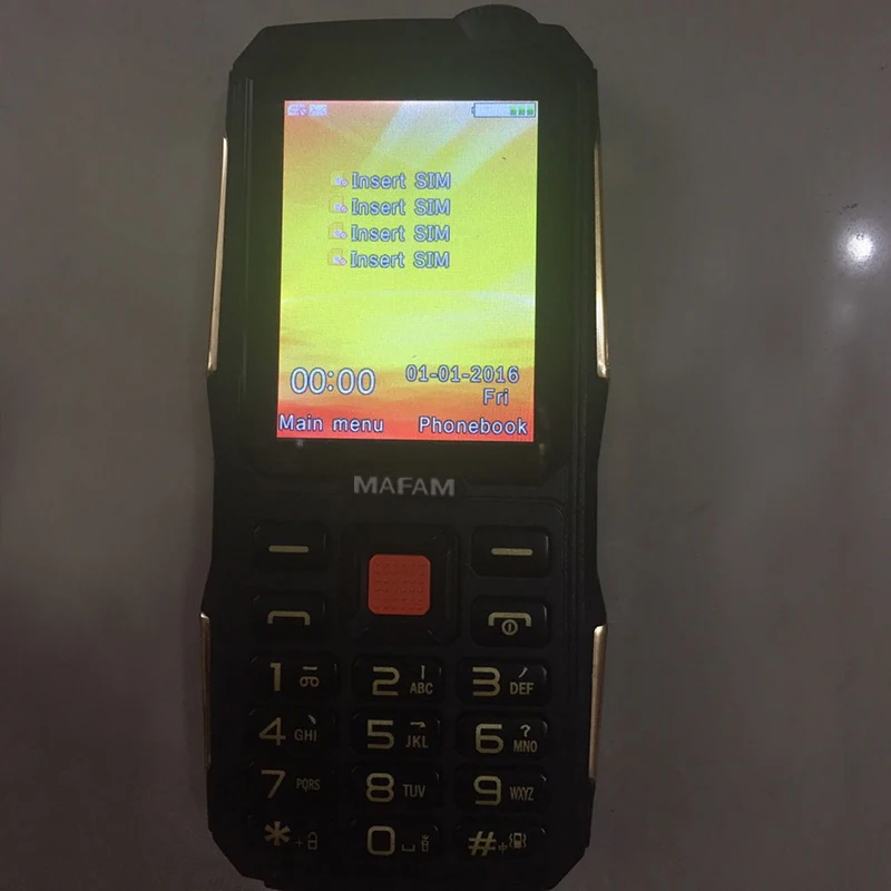 Mafam M1 4 sim карт ожидания мобильный телефон квад четыре карты WhatsApp fm DV реальные 2800
