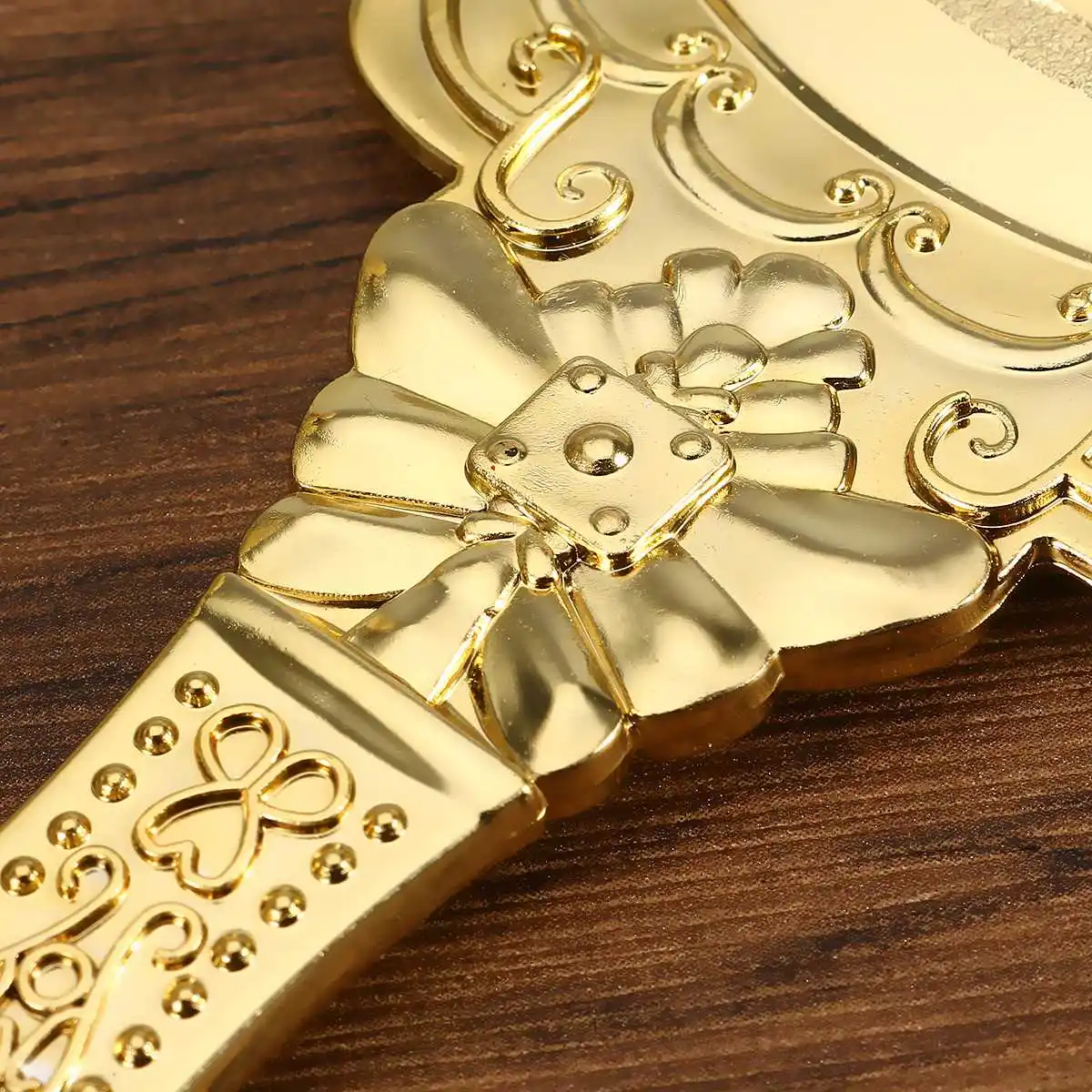 Портативное винтажное косметическое зеркало для макияжа овальное круглое