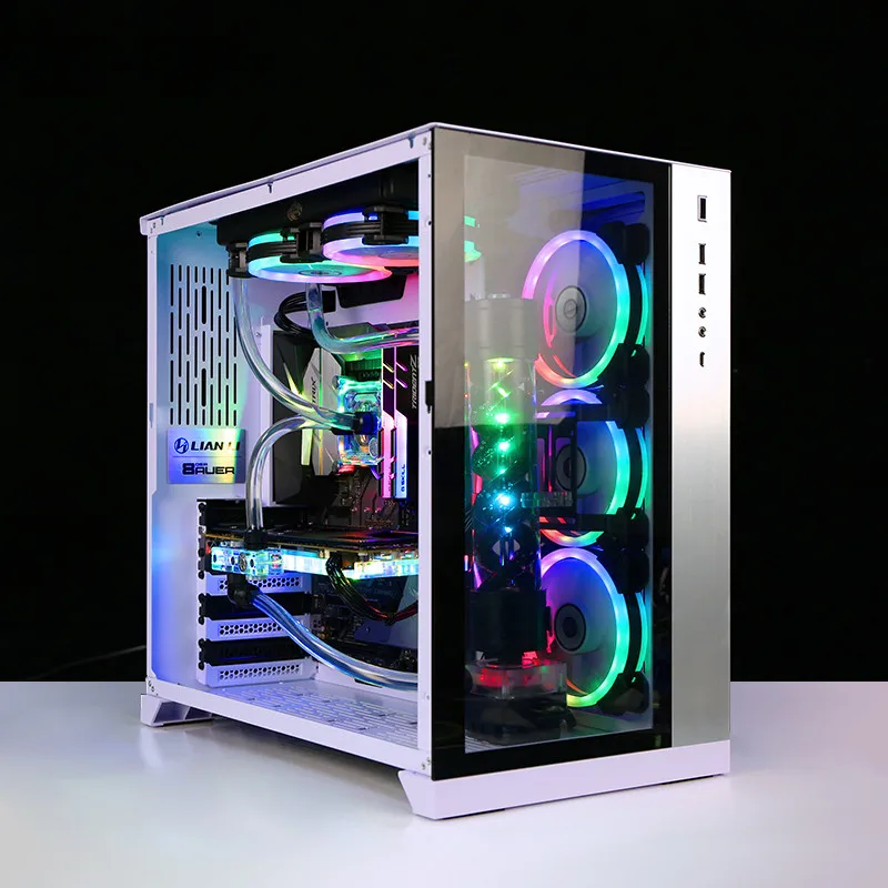 Bykski комплект водяного охлаждения cpu+ GPU шланг с водяным охлаждением комплект радиатор т вируса резервуар Сплит B-HSRBW-ED