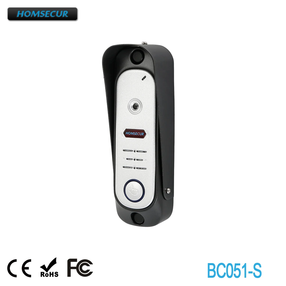 HOMSECUR 800TVL Серебряная камера с поверхностным креплением для видеодомофона BC051-S |