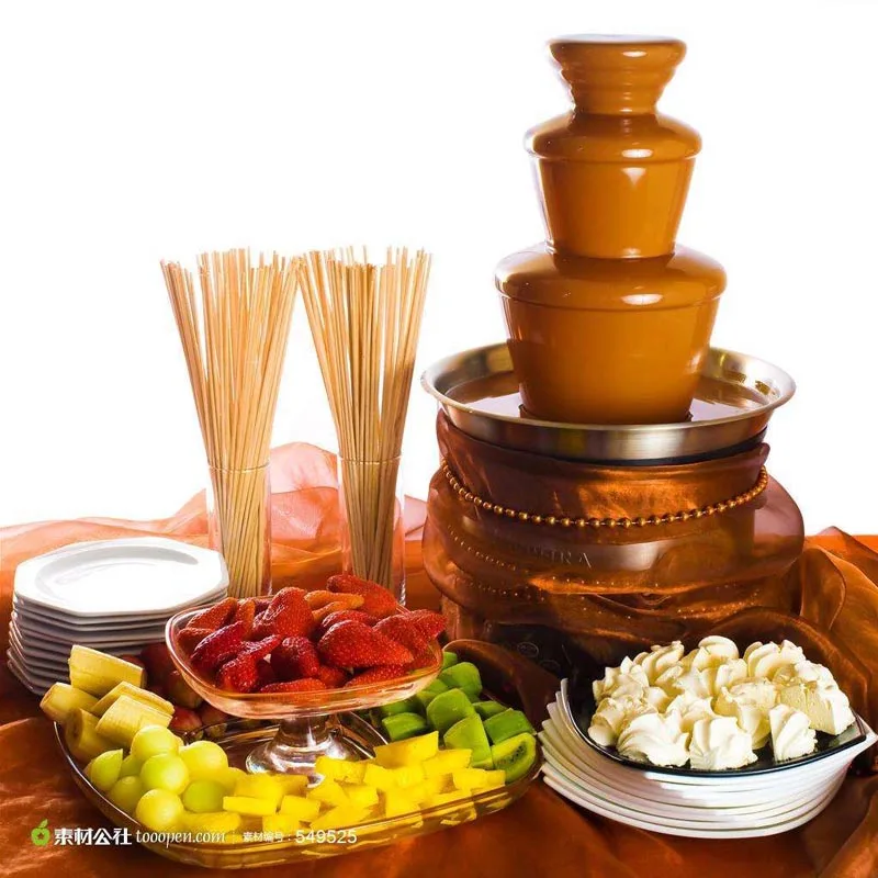 

Original TIMCO Chocolate Fountain 5 Tiers Home Party Fondue Machine