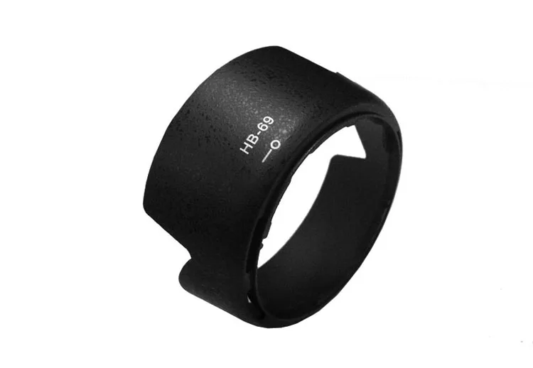 

1pcs HB-69 Camera Bayonet petal Lens Hood Reversible suit for nik&n D5200 D3200 AF-S DX18-55mm f / 3.5-5.6G VR II lens hood