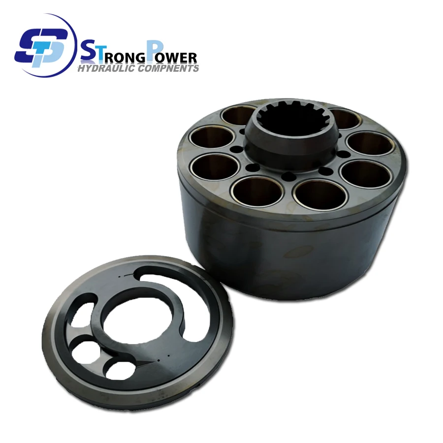 CYLINDER BLOCK R STP завод k3v112 kawasaki гидравлический цилиндр насоса блок+ клапан пластины запасные части, используемые для гидравлических блоков экскаватора - Цвет: CYLINDER BLOCK R