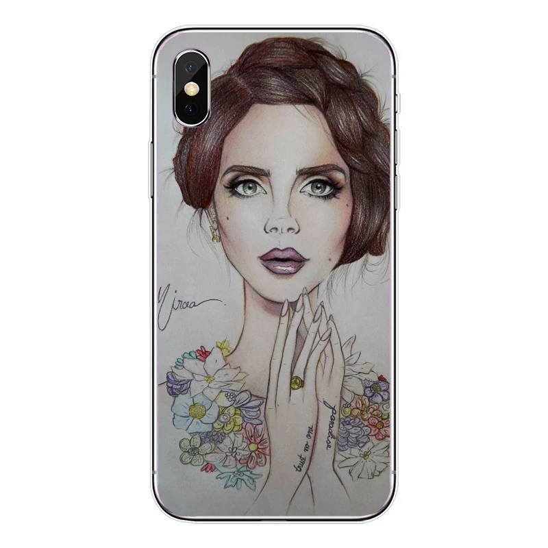 Сексуальная Певица модель Lana Del Rey телефон Жесткий ПК чехол для Iphone 7 6 6S 8 Plus 5S SE X 11Pro