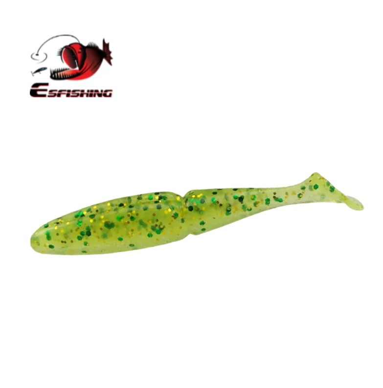 2018 новая Рыболовная Приманка Мягкая приманка 12 шт. 50 мм/1 2 г Esfishing легко Shiner Shad