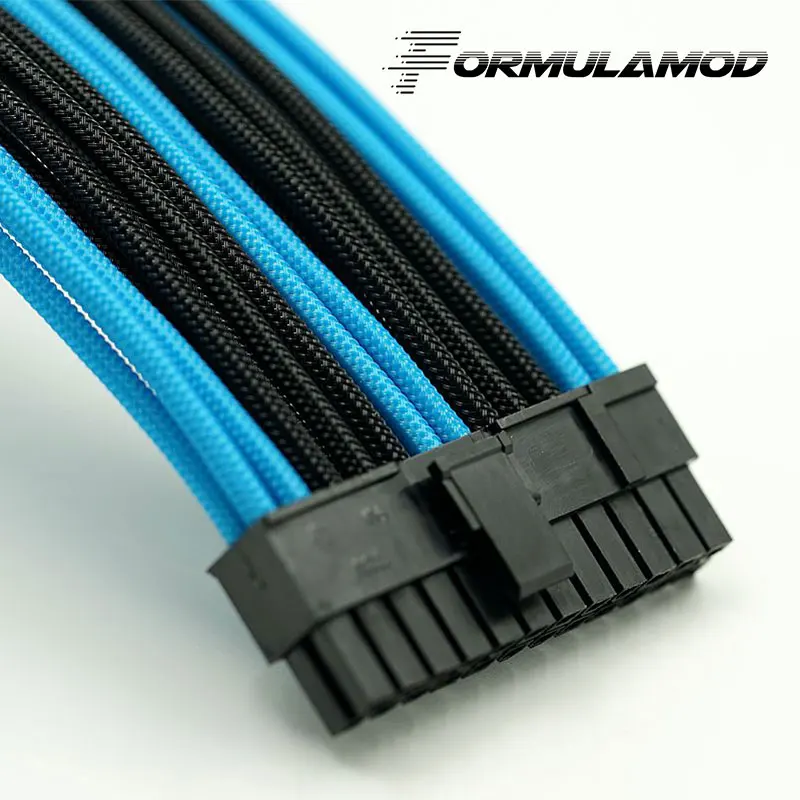 FormulaMod Fm-ATX24P-D ATX 24Pin материнская плата силовые удлинители 18AWG многоцветные