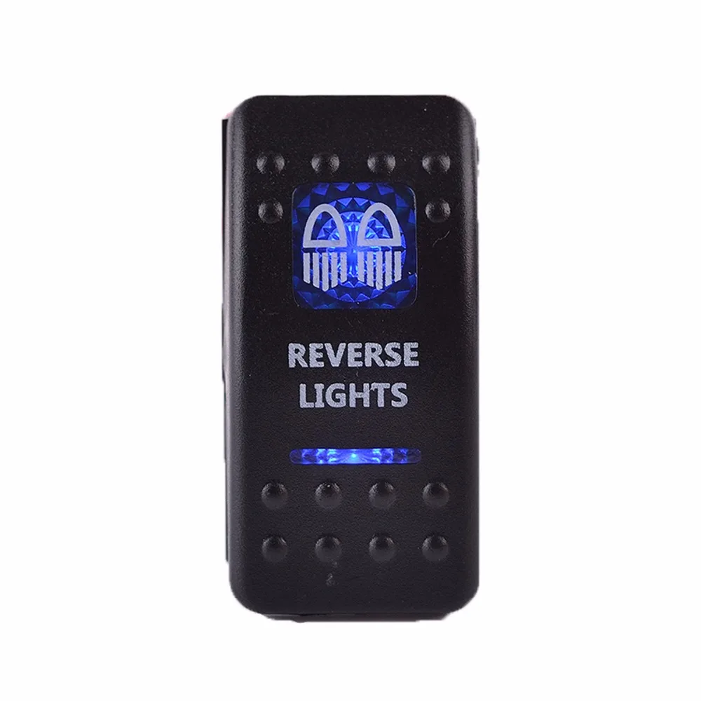 JanDeNing 12V 20A Bar Carling Rocker Switch Blue LED Light Lamp Car Boat Sales | Автомобили и мотоциклы