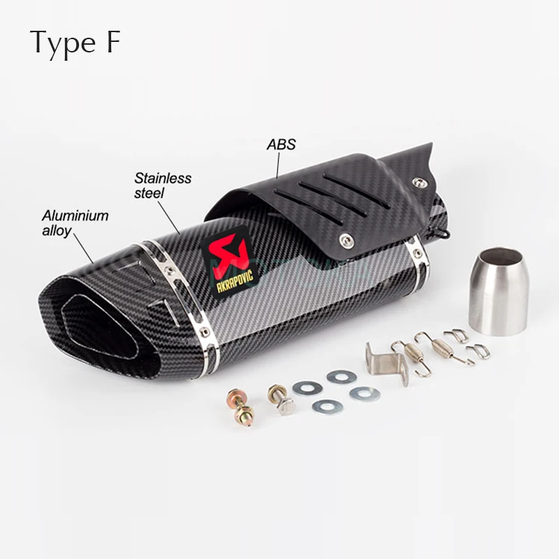 ZX6R R6 Z900 GSXR750 DUKE690 MT03 CBR300R GSX250R GSXR600 R1 FZ1 GSR 600 CB650F GSXR750 ER6N Мотоцикл выхлопная труба akrapovic