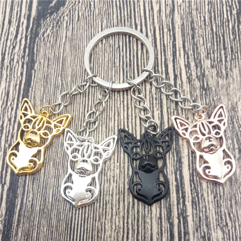 Брелок для ключей чихуахуа модные украшения собак брелок автомобиля сумка