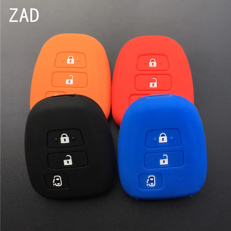 Чехол для автомобильного ключа ZAD силиконовый защитный чехол Toyota|car key case cover|fob