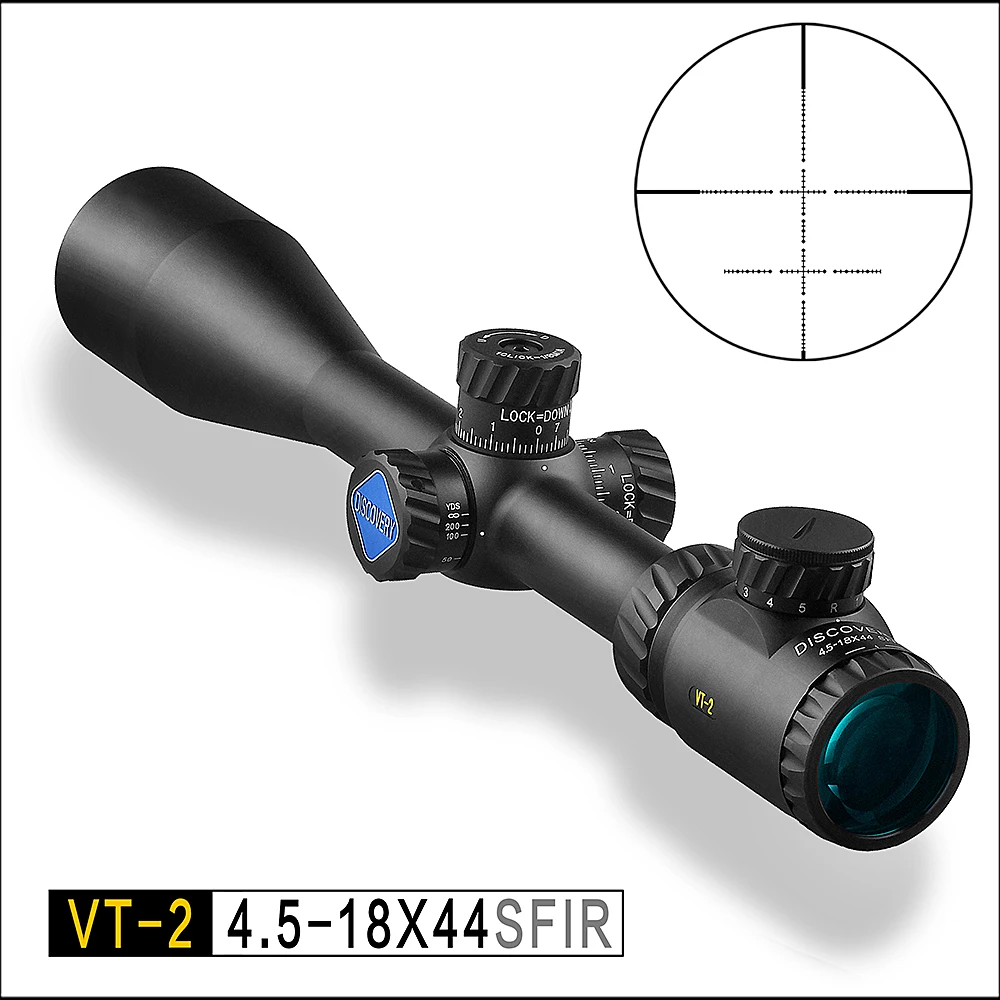 Новый популярный бренд VT-2 4 5-18X44SFIR прицел охотничий Оптический красный зеленый