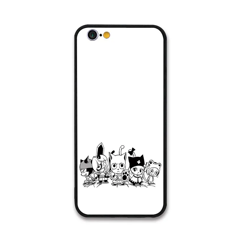 Жесткий Чехол для iPhone 5 6 7 8 plus/7 plus/6 plus X аниме милый синий кот | Мобильные телефоны и