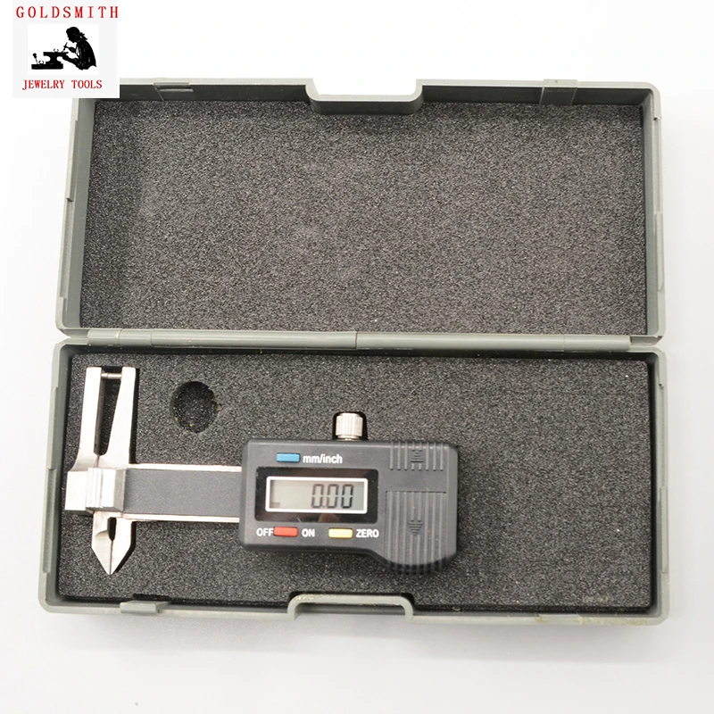 0-25mm Digital Diamond Gem Pocket Gauge Minitype Three-Purpose Digital Caliper Thickness Caliper Guage Measure Thickness Tool