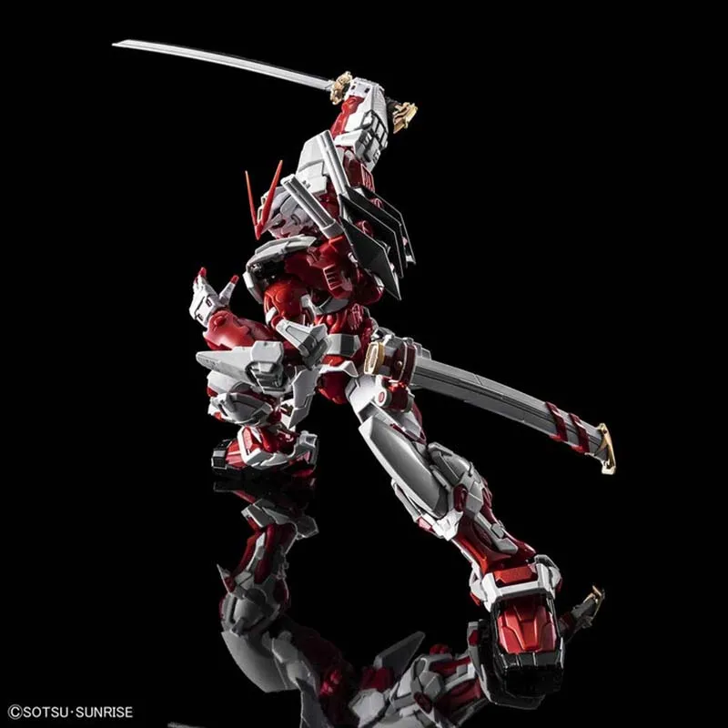 Аниме Bandai Hi-Res Seed Gundam, красная рамка Hirm, модель MG 1/100, фигурка, металлические кости, робот, игрушка для детей, Розничная коробка