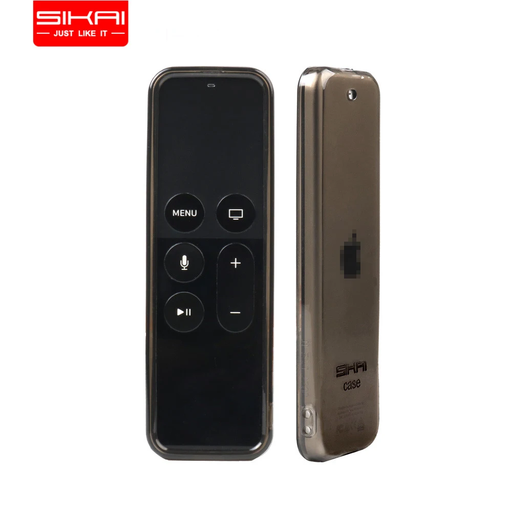 Мягкий чехол Sikai прозрачный для Apple TV4 мягкий ТПУ с дистанционным управлением TV