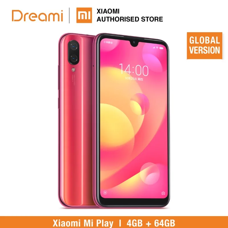 Глобальная версия Xiaomi Mi Play 64 Гб ROM 4 RAM LTE (абсолютно новый и