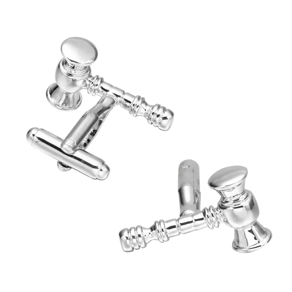 

Memolissa Luxury Cufflinks Hammer Design Hotsale Copper Material cuff links High Quality French shirt Cuff Buttons