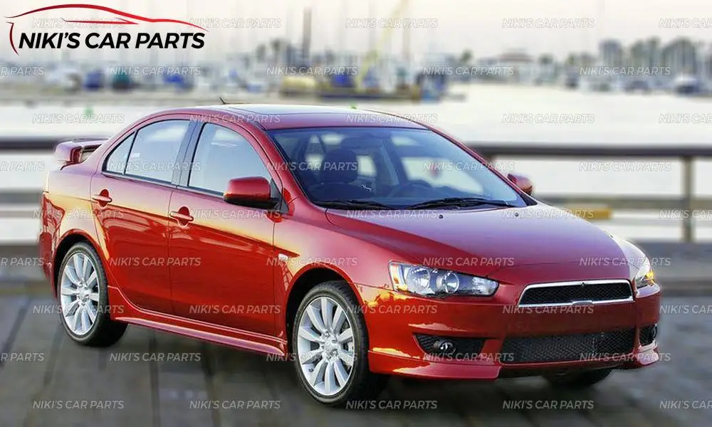 Клыки и центральная вставка для Mitsubishi Lancer X 2007-2010 на передний бампер ABS пластик литье украшения автомобиля Стайлинг тюнинг
