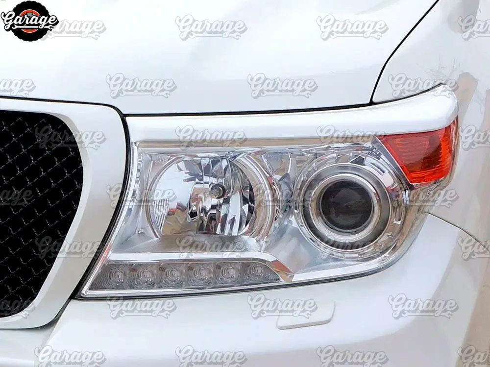 Веки для фар чехол Toyota Land Cruiser 2012 2015 пластиковые подушечки из АБС пластика чехлы