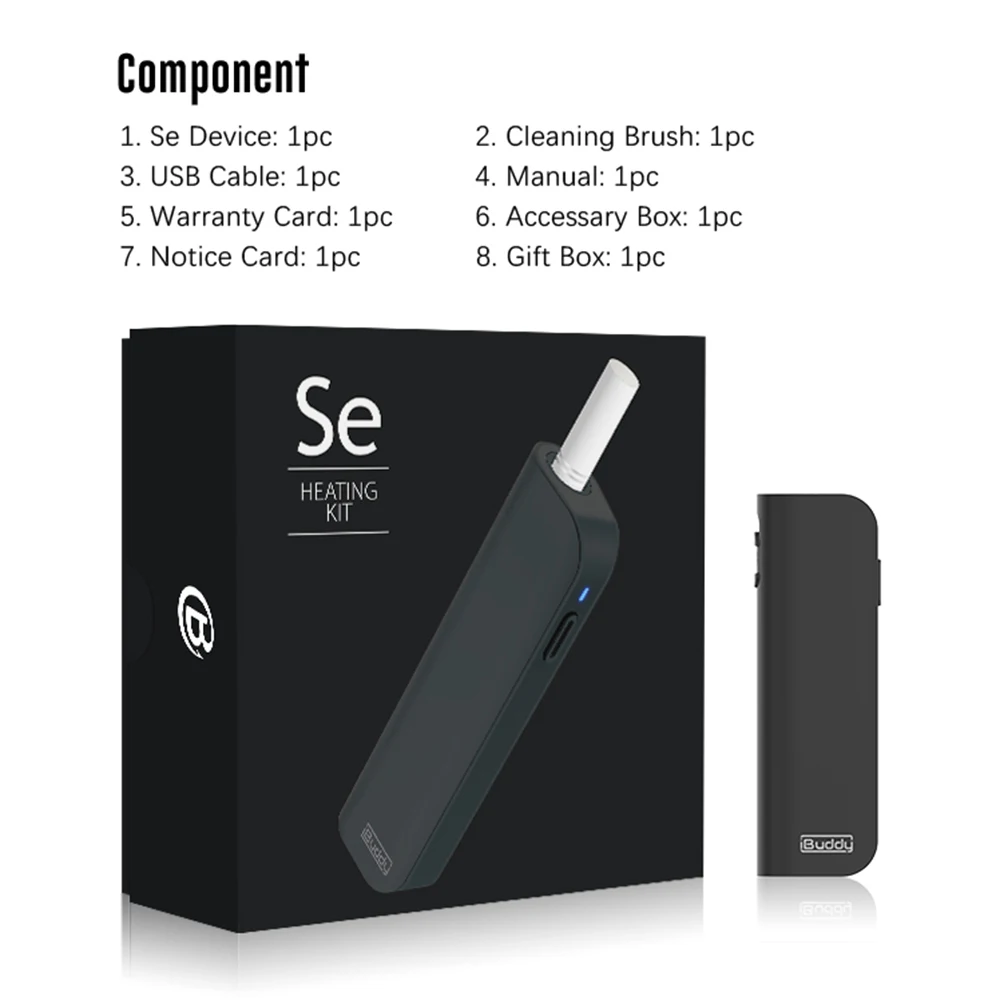 Новый оригинальный нагревательный комплект iBuddy Se электронная сигарета vape HNB