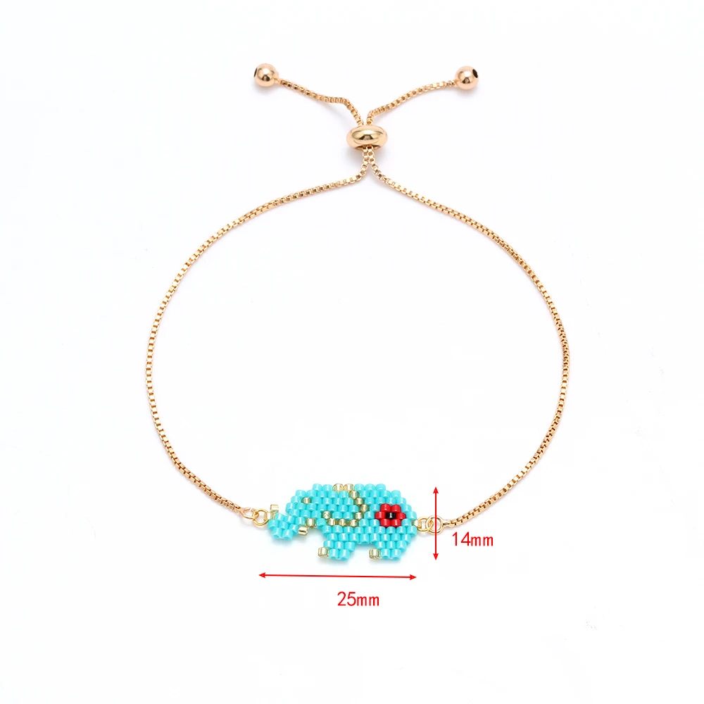 Браслет MEIBEADS MIYUKI Elephant семена браслет богемные украшения подходит для женщин