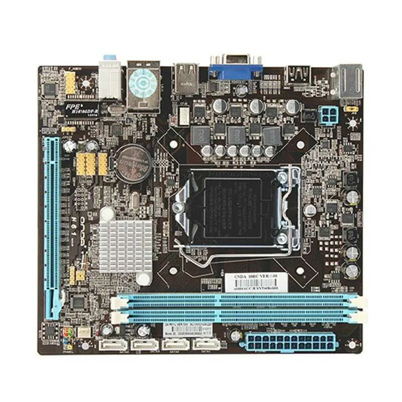 Мини разъем HPTC LGA 1155 17*19 мм для Onda H61C оригинальная б/у настольная плата Intel H61