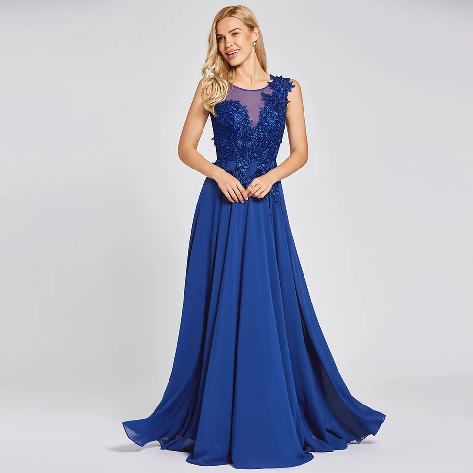 Dressv daffodil длинное вечернее платье с аппликацией Дешевое шифоновое платье трапециевидной формы без рукавов на шнуровке вечернее платье для выпускного вечера